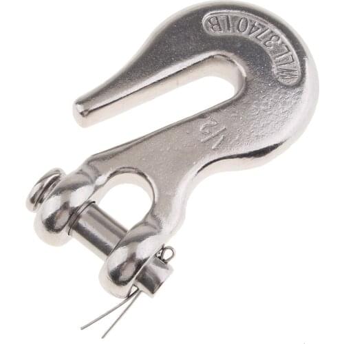 316 Stainless Steel Hardware 1/2 Inch Clevis Grab Slip Hook Lifting Chain Rigging