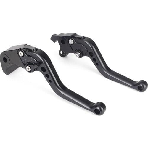 GSXR 1000 K7 Motorcycle Racing Short Brake Clutch Levers 1Pair for Suzuki GSXR1000 2007 2008 Black CNC Aluminum