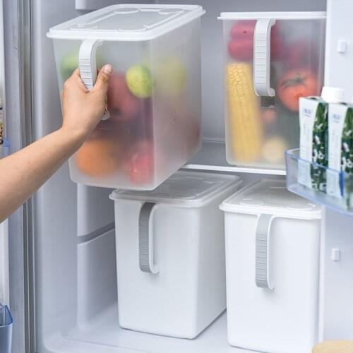 Fresh Vegetables Food Storage Box Organization Kitchen Storage Containers Home Accessories Transparent Refrigerator Egg Boxes