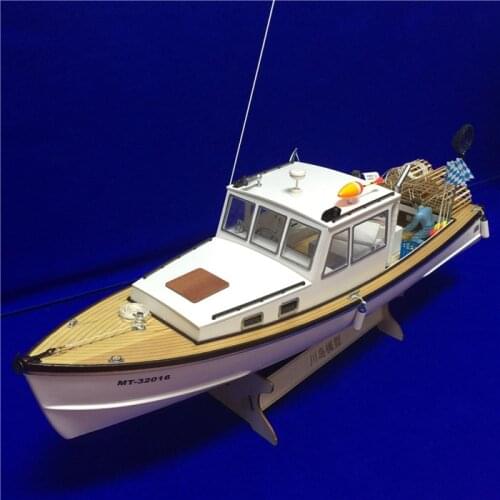 Scale 1/18 Simulation remote control shrimp boat model kits