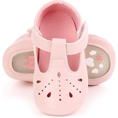 Soft Leather Baby Moccasins Shoes Newborn Rubber Sole First Walkers Toddler Shoes Infant Girls Anti-slip Prewalker