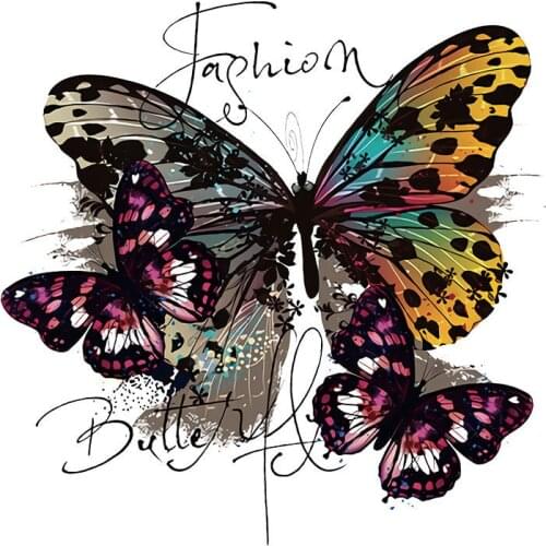 NEW Butterfly Clothes Badges Patches Accessory Diy Iron On Clothes Heat Transfer Stickers Clothes