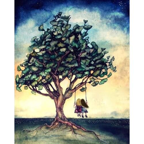 Siblings gift Diamond Embroidery Full Round 5D Diy Kit Diamond Painting Cross Stitch