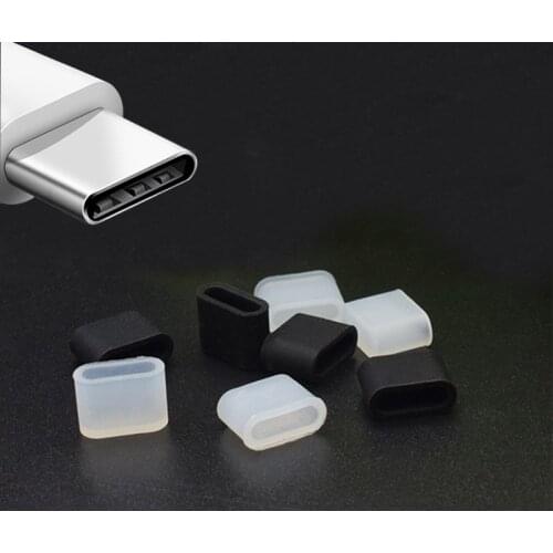 20-1000pcs Type-C data line dustproof cover, dustproof sleeve, Plug Protective sleeve, protective sleeve
