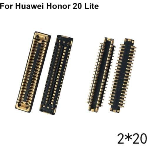 2pcs FPC connector For Huawei Honor 20 Lite LCD display screen on Flex cable on mainboard motherboard For Huawei Honor 20Lite