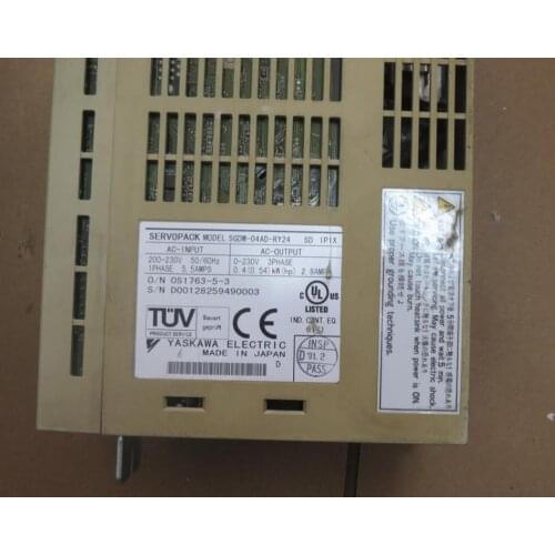 SGDM-04AD-RY24 SERVO DRIVER , used in good condition . 80% appearance new , good working , free shipping