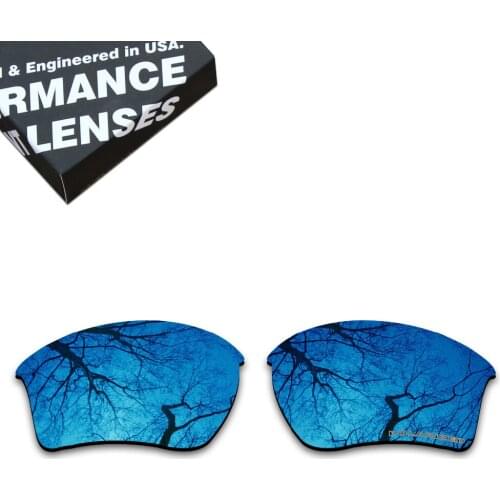 ToughAsNails Resist Seawater Corrosion Polarized Replacement Lenses for Oakley Half Jacket 2.0 XL Sunglasses Midnight Blue