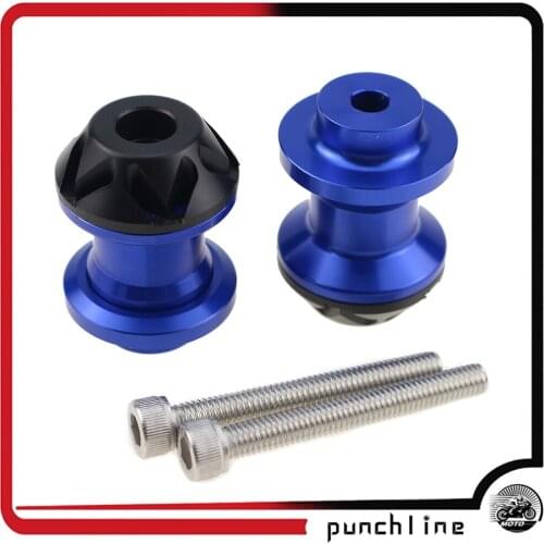 Fit For Aprilia RSV4 RR RSV 4 RSV4R RSV 1000 Mille EVT EVT 1200 Caponord Motorcycle Swingarm Spools stand screws Slider 6MM