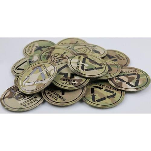 Eco - friendly design Velcro badge