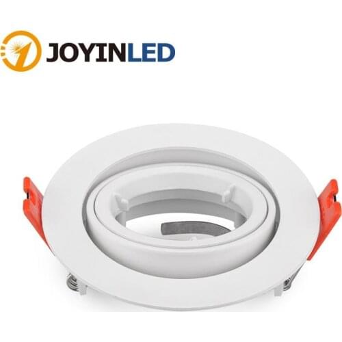 10pcs Indoor Flat LED Ceiling Lamps Holder GU10/MR16 Led Spot Lights Fixture/Fittings Gimbal Kits