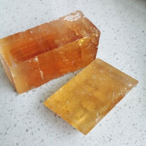 500g 100% Natural Orange Iceland Spar Raw Calcite Stones And Minerals Rough Clear Calcspar Reiki Energy Gemstones For Healing