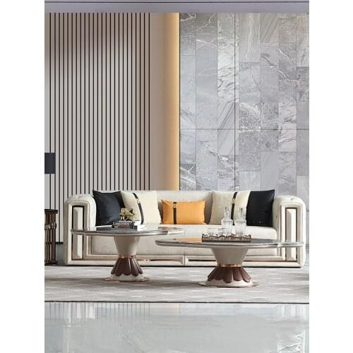 Baijia Huiyi light luxury Bentley Technology cloth sofa 123 combination post modern living room high end furniture q038