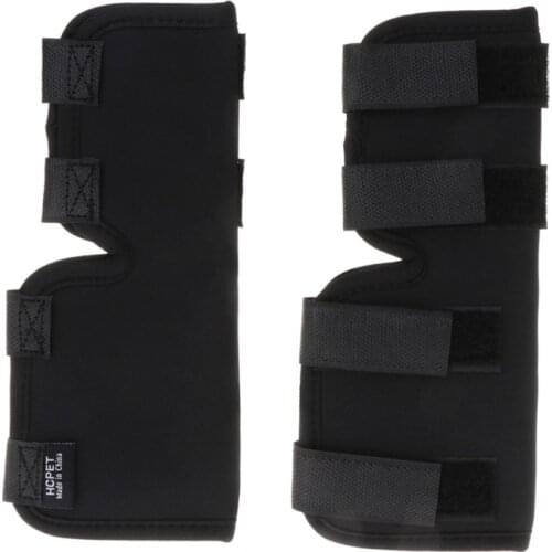 1 Pair Legs Brace Pet Knee Hock Protector Dog Pad Therapeutic Support Shockproof