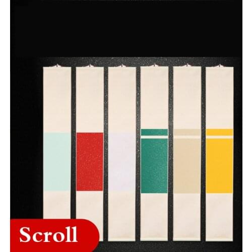 Xuan Paper Scroll Papel Arroz Calligraphy Xuan Paper Hanging Scroll with Golden Spot Chinese Painting Batik Half Ripe Rice Paper