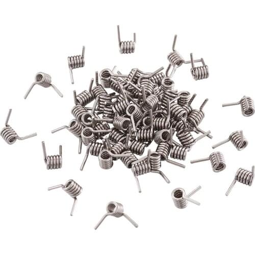 100Pcs Stainless Steel Barb Wire Findings Tube Beads For Barb Bracelet Necklace Earrings Making 3.5x3mm