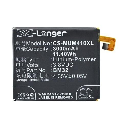 CS 3000mAh / 11.40Wh battery for Xiaomi 4, Leo, Mi4, Mi4 4G, Mi4W BM32