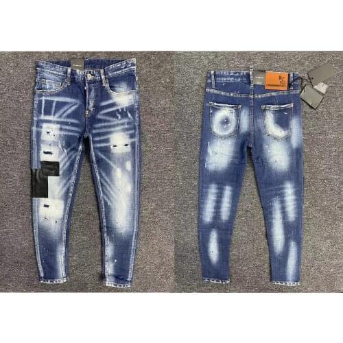 DSENQI Women Jeans Ripped for women Skinny DSQ Jeans Pants Outwear Pants 3393
