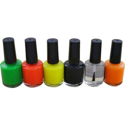 7ml Fishing Floats DIY Fluorescent Paint Floats Tail Painting Indicator Visible Buoy Tail Repairment Tool Tackle Accessories