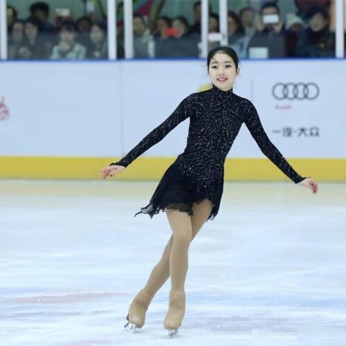 Customization Competition Skating Dress Women Ice Dress Girls Skating Clothing Custom The Skirt The Pendulum The Chiffon Fabri