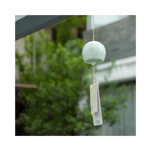 Handmade Ceramic Wind Chimes, Ornaments, Japanese style, Wind Car Pendant, Home Decorations, Creative Birthday Gifts
