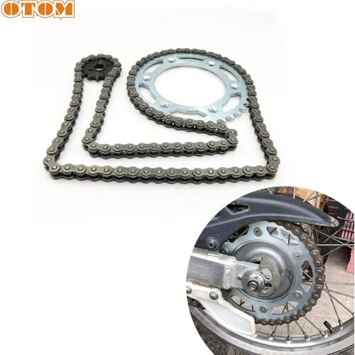 OTOM Motorcycle 520 Set of Chain For HONDA CRF CRF230L CRF230M SL230 XR230 Pit Dirt Bike Small Sprocket Chainring Chain Plate