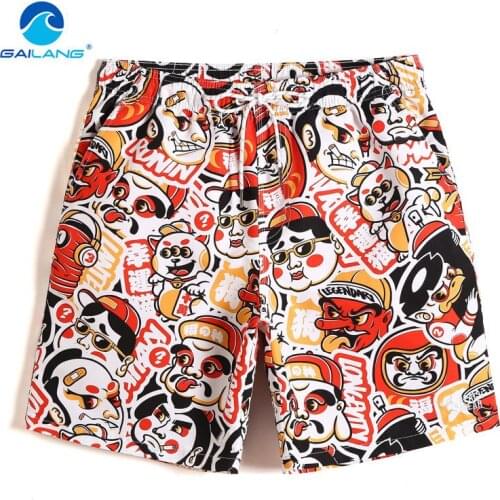 Gailang Brand Boardshorts Swimwear Quick Drying Men Swimming Boxer Trunks Square Cut Swim Surfing Briefs Bermuda Man Swimsuits