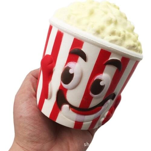 SquishMeez Soft Slow Rising Squishy Toys Cute Lovely Jumbo Big Smile Popcorn Food Squishy Toys With Good Smell Scented