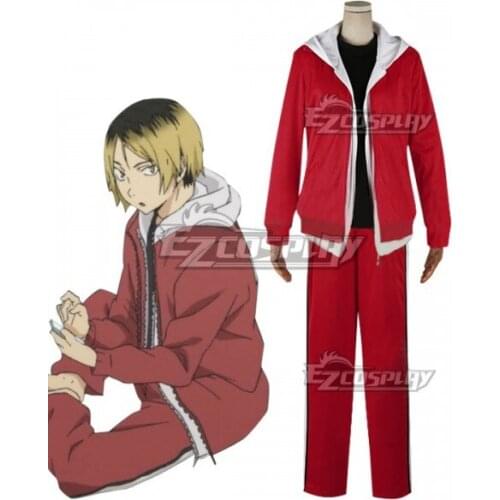 Nekoma Jacket Pants Hoodies T shirt Uniform Kuroo Tetsurou Kenma Kozume Volleyball Anime Sportswear Cosplay Costume E001