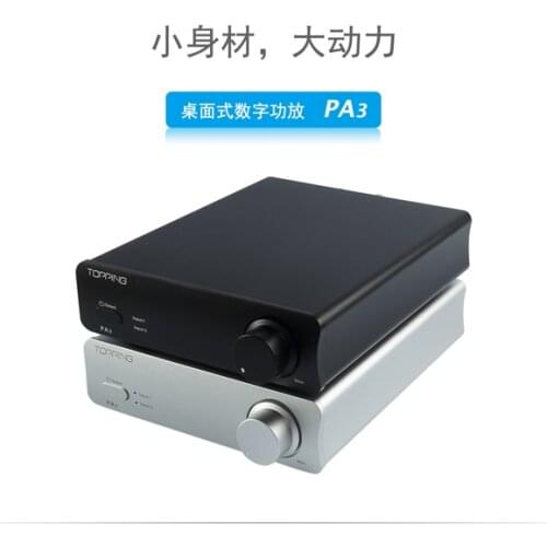 New product hot selling TOPPING PA3 desktop digital/audio amplifier TDA7498E high fidelity power professional 80W amplifier