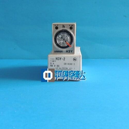 New original time relay H3Y-2 3 h DC48V