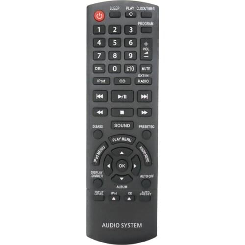New N2QAYB000641 Remote Control fit for Panasonic SC-HC35 SA-HC35 Stereo System