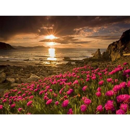 Full Square/Round Drill Home Decor Flower Sea Diy 5D Diamond Painting Cross Stitch Patterns Rhinestones Embroidery Mosaic