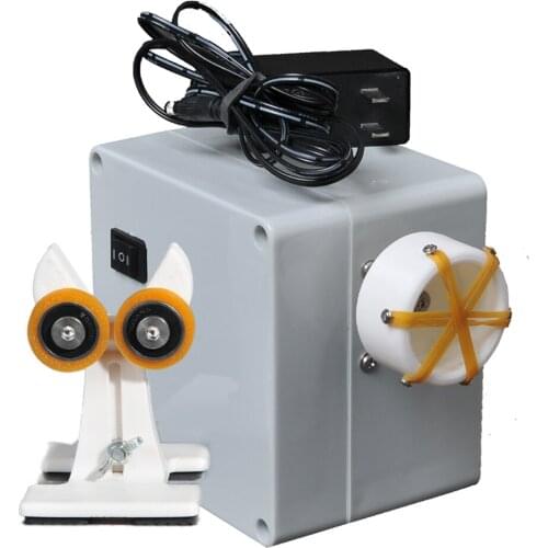 AC 100-240V Portable Professional Fishing Rod Building Winding Elctric-Drive Machine DIY Fishing Rod Tool 0-66RPM Adjustable