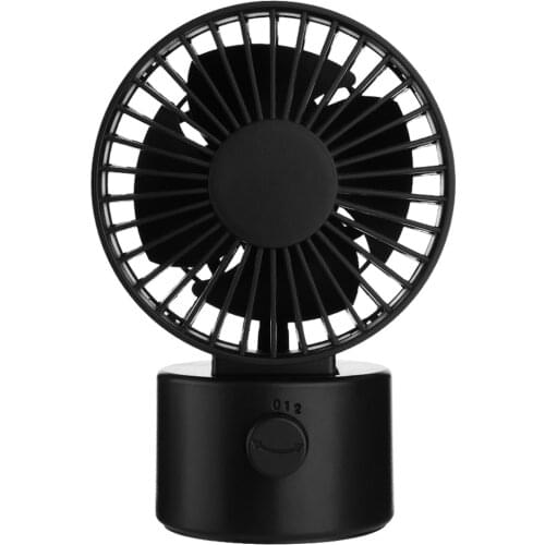 Portable Desktop Fan With Adjustable Head 2 Speeds USB Rechargeable Oscillating Fan Replacement Air Con For Home Office Travel