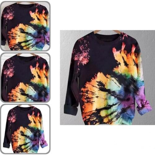 Men Women Sporty Letter Round Neck Long Sleeve Midi Pullover Soft Autumn Sweatshirt Letter for Daily Wear