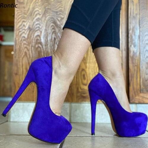 Rontic Suede Pumps