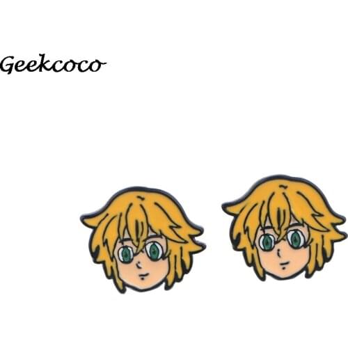 J1844 Anime Pierce Stud Earrings for Women Girls Fashion Jewelry Kids Gift