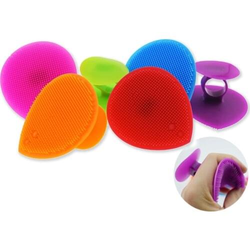 Silicone Face Brushes Beauty Washing Pad Facial Exfoliating Blackhead Face Cleansing Brush Tool Soft Deep Cleaning Face Brushes