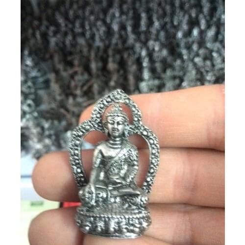 [old craft ] Silver handicraft product Elegant Buddha small statue (A0314)