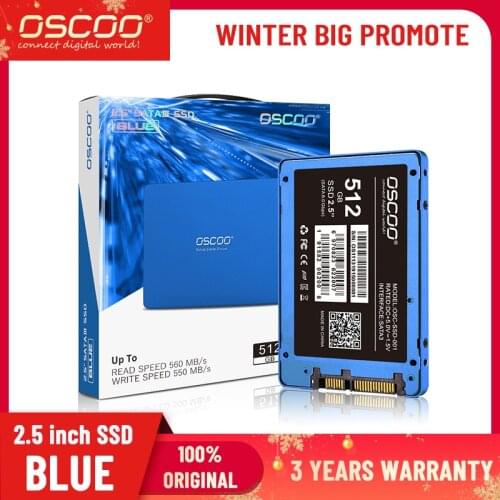 OSCOO SATA Hard Disk Disque SSD With High TBW 1TB 512GB 256 128 GB Hard Drives For Laptops Desktop Notebook Discos Duros Solidos
