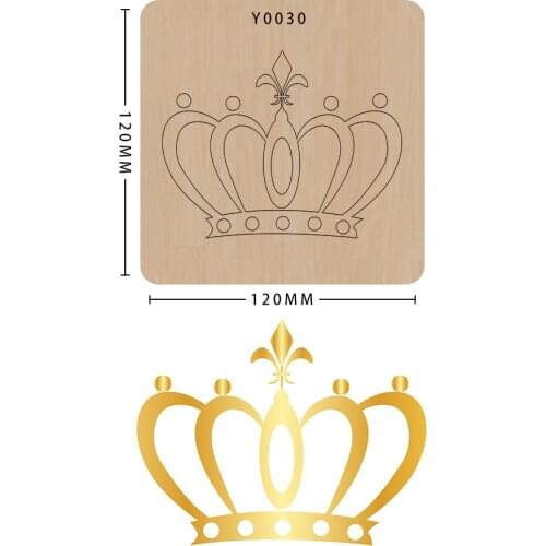 Die Cutting Mold Diy Crown Scrapbooking Decoration Supplies Template 2021 New Arrivals Suitable For Sizzix Big Shot Machines