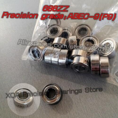 10PCS Ball Bearing 686ZZ ACEC-9 & 10PCS Ball Bearing R188ZZ/P9