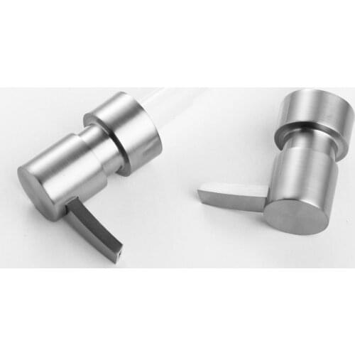 2Pcs New Zinc alloy Soap Pump Liquid Lotion Dispenser Replacement Jar Tube Bathroom Liquid Soap Dispensers