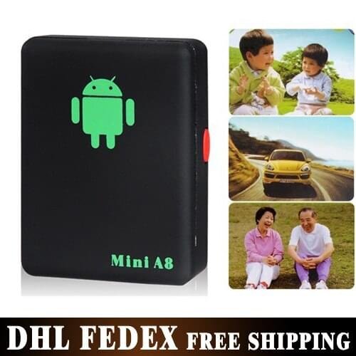 20 PCS/Lot Quad-Band Mini GSM Tracker LBS Location Based Service Tracker with Sound-control Dialing /SOS Free Wholesale