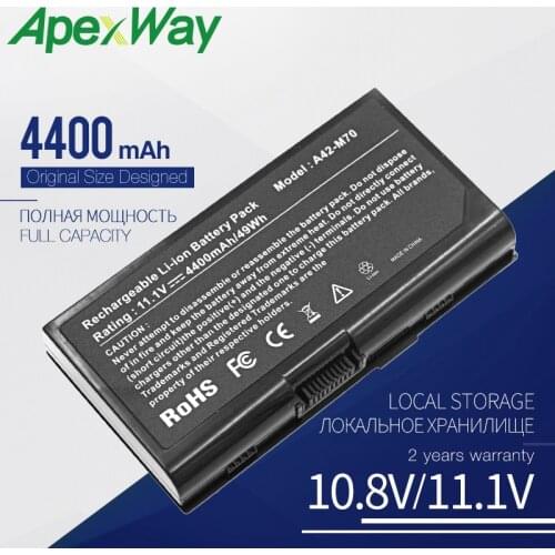 11.1V Laptop Battery A32-M70 A42-M70 for Asus F70 G71 G72 M70 N70 N90 X71 X72 Series(All) F70S F70SL G72V M70L M70S M70T N70S