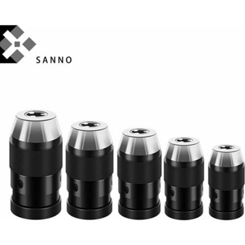 Keyless drills chuck 0.5-6mm B10 / 5-20mm B22 light and duty cnc self-tightening drilling machine chuck for lathe electric drill
