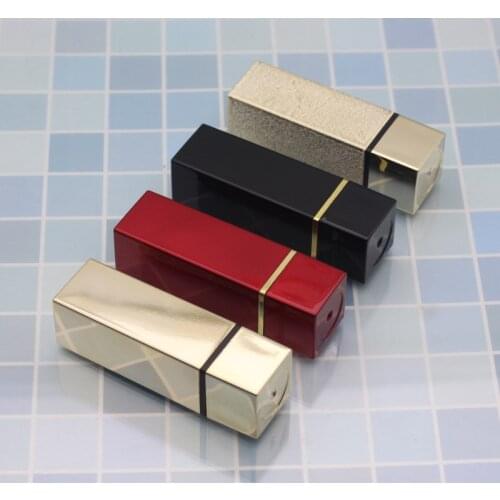 DIY Batom Makeup Lip Balm Oil Tube Luxury Empty Square Lipstick Cosmetic Containers Packaging Travel Bottles Wholesale 200pcs