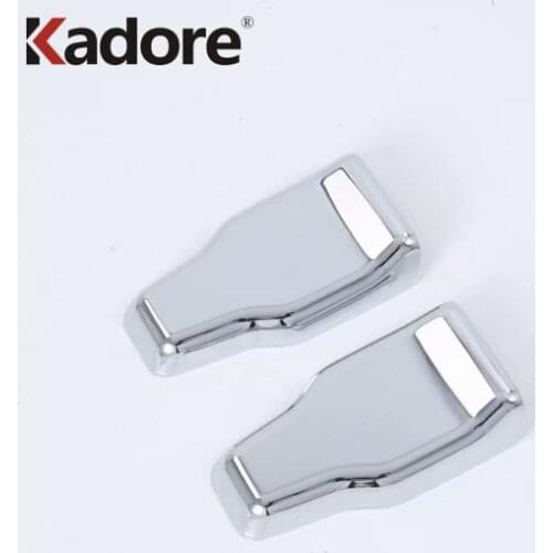 For Jeep Wrangler SUV 2018 2019 ABS Chrome Rear Window Hood Hinge Cover Protector Stickers Exterior Accessories