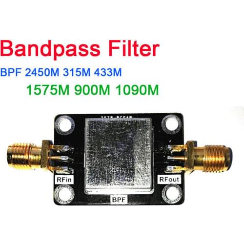 DYKB Bandpass Filter BPF 2045MHZ 315MHZ 433MHZ 1575MHZ 900MHZ 1090MHZ LC Anti-interference FOR SDR Radio Ham Radio Amplifiers
