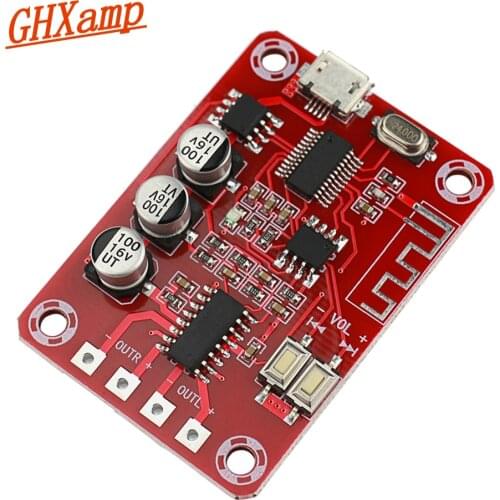 Ghxamp DC 5V Bluetooth Digital Amplifier 5W+5W Power Amp lossless Receiver Module Decoder Board For Wireless Speaker Diy 1PC